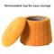 Modern Tufted Velvet Mushroom Shape Storage Ottoman Storage Stool Trunk